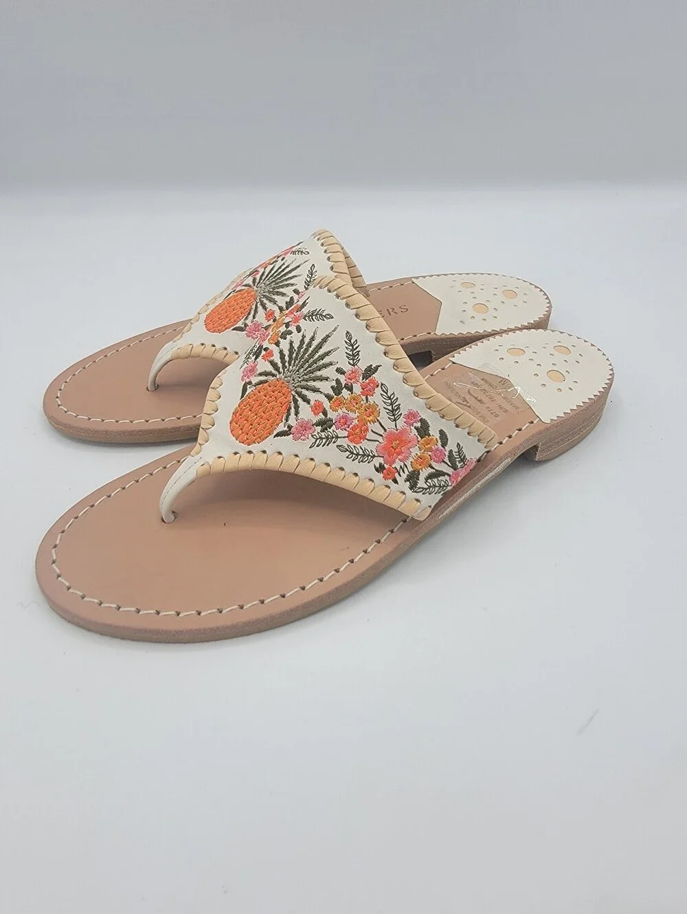 Jack Rogers hand stitched